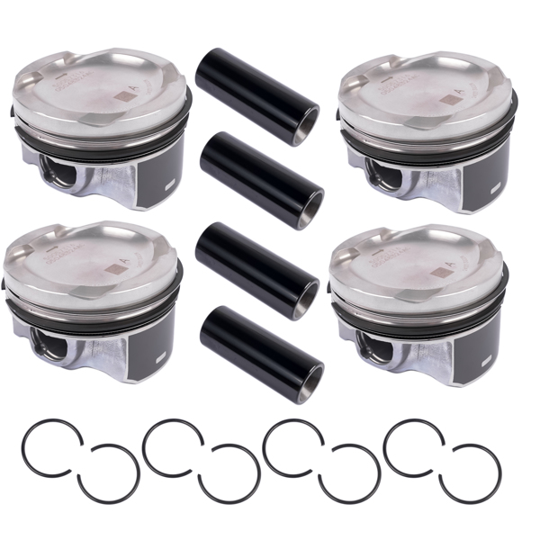 活塞环套装 4Pcs Piston Kit w/ring Replacement for Dodge Hornet Jeep WranglerJL Compass Grand Cherokee WL 2.0T 2016-2025 048324AA 5048325AA-2