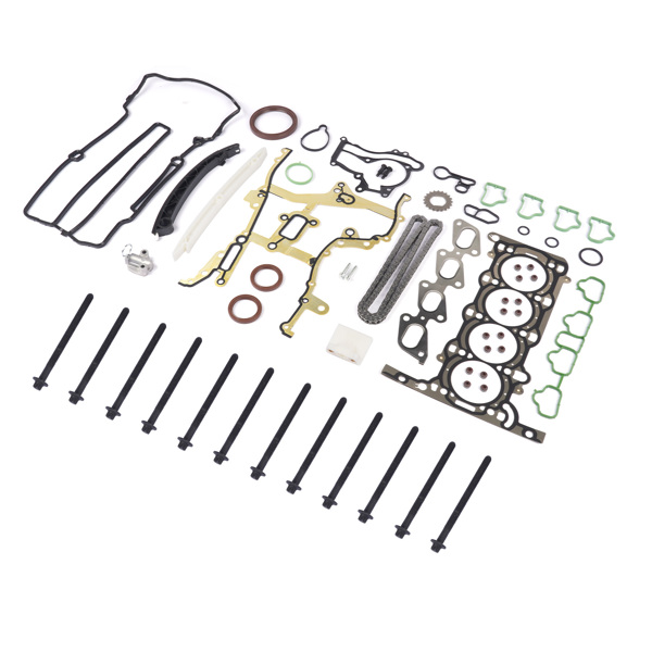 发动机大修包 Head Gasket Bolts + Timing Chain Kit Fits for Chevy Cruze Sonic Trax Buick Encore 1.4L 2011-2016 HS26540PT-1 HS54898 55562793-4