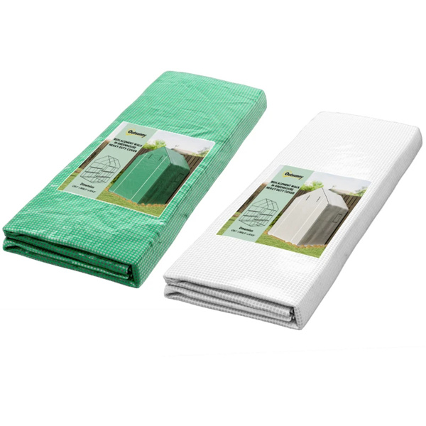 两件式温室替换盖，4.7'x 4.7'x 6.4'白色和绿色（amazon shipping-发货，WALMART禁止销售）周末不发货-2