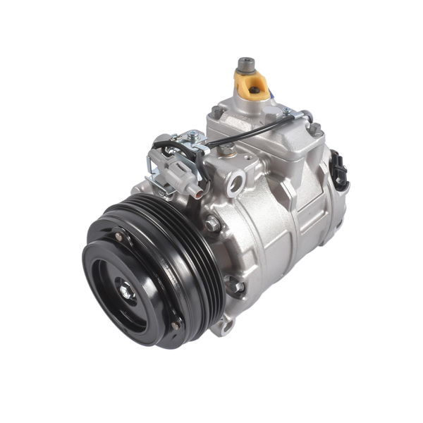 汽车空调压缩机 A/C Compressor w/ 4-Groove Clutch Replacement for BMW 550i 650i 750i 750Li M5 M6 X1 X3 X4 X5 X6 64509154072-8