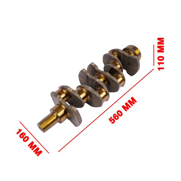 曲轴 Crankshaft Replacement for Yanmar Engine 4TNE98 4TNV94L 4TNV98 129902-21000 129908-21000-11