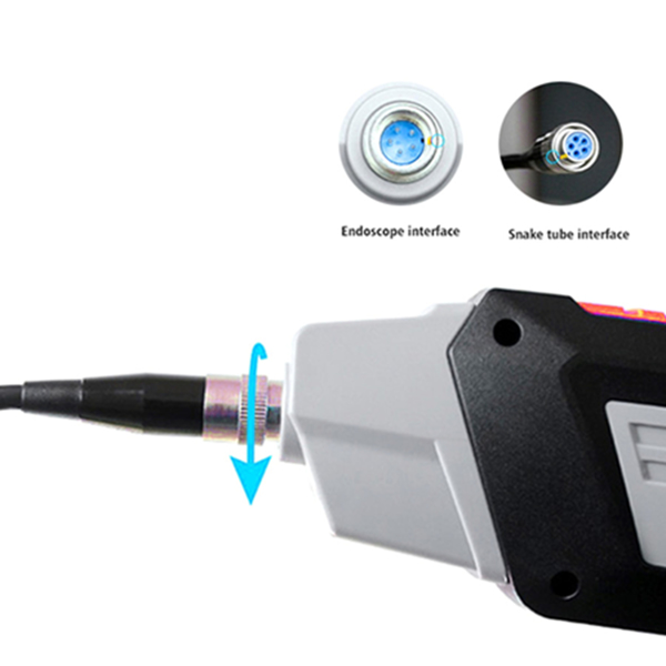 手持工业带屏内窥镜 4.3寸 8mm 双镜头 32G内存卡 10米（带锂电池）-4