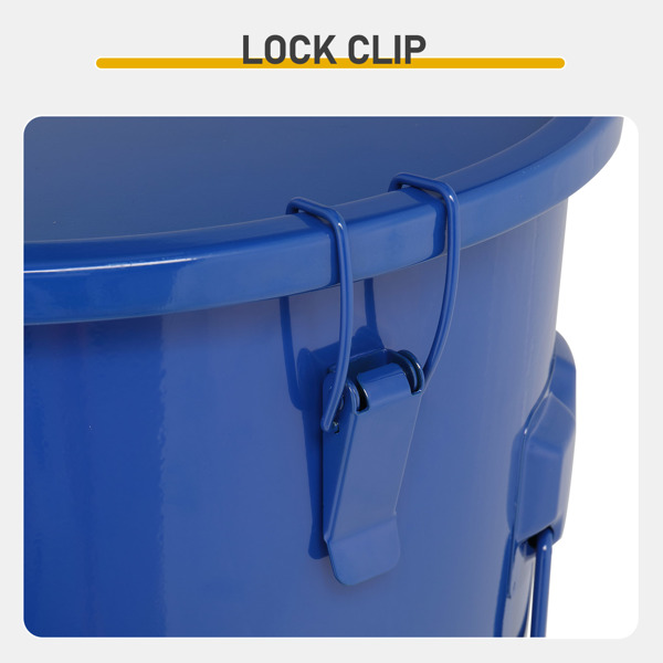 8加仑 钢+内外涂层 蓝色 滤油桶 炸锅-7