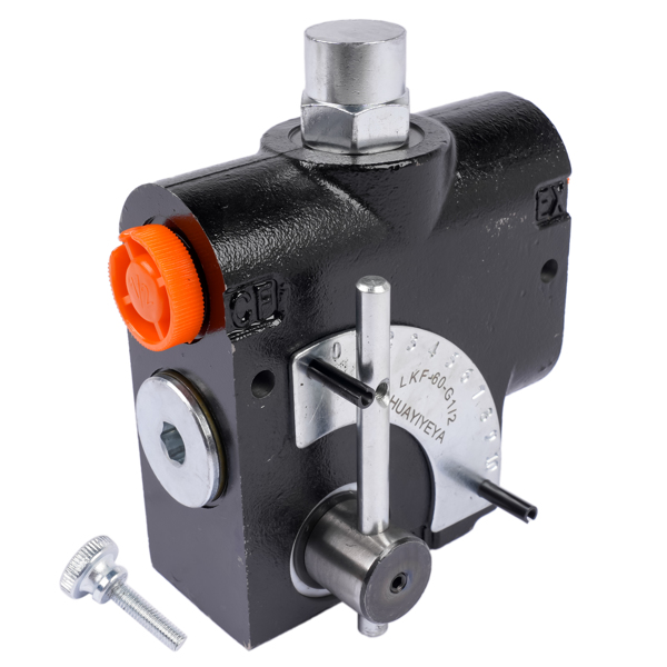 流量控制阀 Hydraulic Adjustable Variable Flow Control Valve w/Relief Replacement for FCR51-1/2 1/2”NPT-3