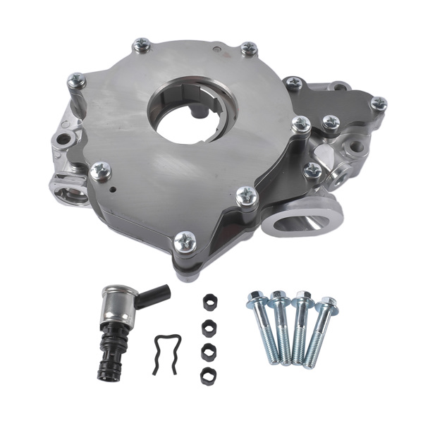 机油泵 Engine Oil Pump Fit for Chevrolet Silverado Tahoe Express 2500 3500 Suburban GMC Sierra 1500 Savana 2500 3500 Yukon Cadillac Escalade Aluminum 12686433 12657346 12659938-2