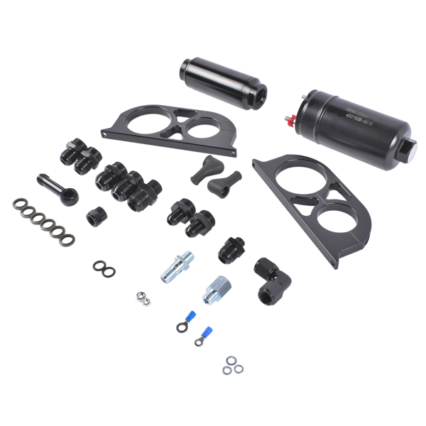 A3- 燃油泵泵芯 External Fuel Pump & Bracket Kit & Filter AN8 Replacement for 50-1005 0580254044 300LPH New-5