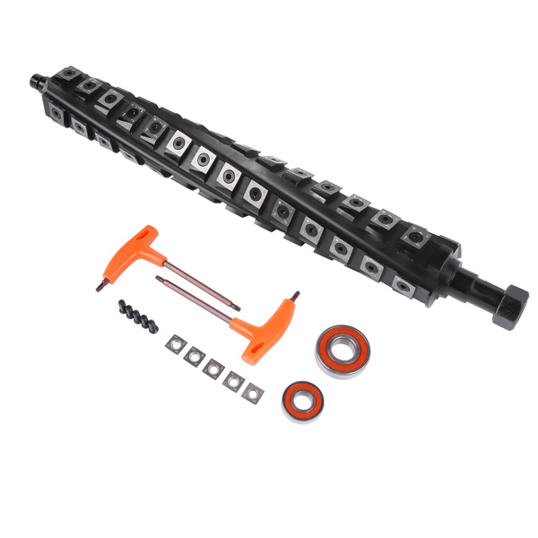 刨木机螺旋刀轴 Spiral Helical Cutterhead 13 inch Replacement for DeWalt DW735 DW735X Planers w/ 60 Inserts-5
