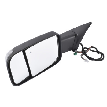 后视镜 Left Towing Mirror w/ Signal Light Replacement for 19-21 Ram 2500 3500 68381775AA CH1320506 