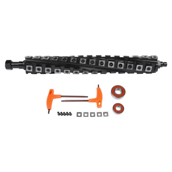 刨木机螺旋刀轴 Spiral Helical Cutterhead 13 inch Replacement for DeWalt DW735 DW735X Planers w/ 60 Inserts