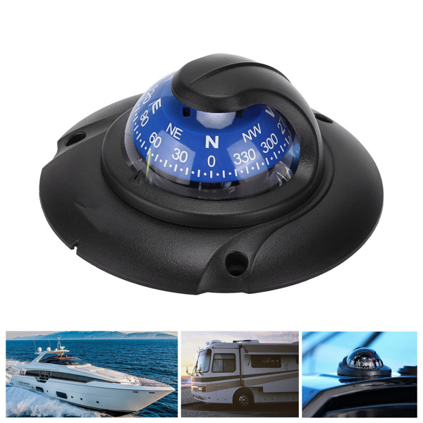 游艇用磁罗经 救生艇罗经 嵌入式磁罗经  内置LED背景灯光-5