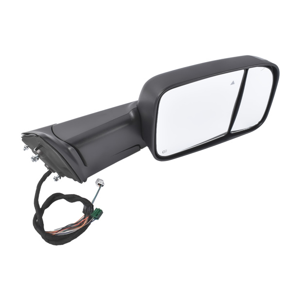 Right Power Heater Mirror w/ Power Folding Replacement for 2019-2021 Ram 2500 3500 CH1321506 68381774AA-1