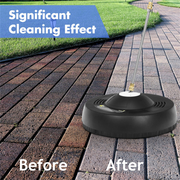 16英寸高压清洗机表面清洁器附件，带2根延长杆-12