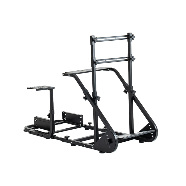 增强且稳定的赛车方向盘座舱，兼容 Fanatec、PXN、Thrustmaster 和 Logitech 可调节驾驶模拟器，不包括手刹、踏板和显示器不支持Self-Pick Up-9