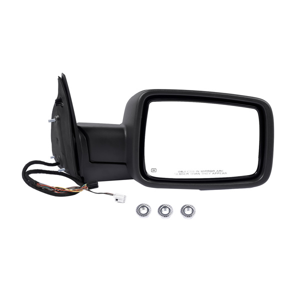 后视镜 Right Passenger Side Power Folding Heated Mirror w/ Puddle Light Replacement for Dodge Ram 1500 2500 3500-1