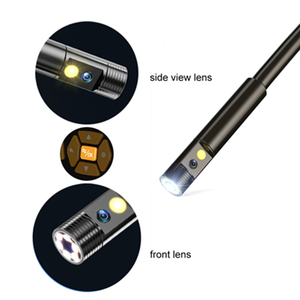 手持工业带屏内窥镜 4.3寸 8mm 双镜头 32G内存卡 10米（带锂电池）-15
