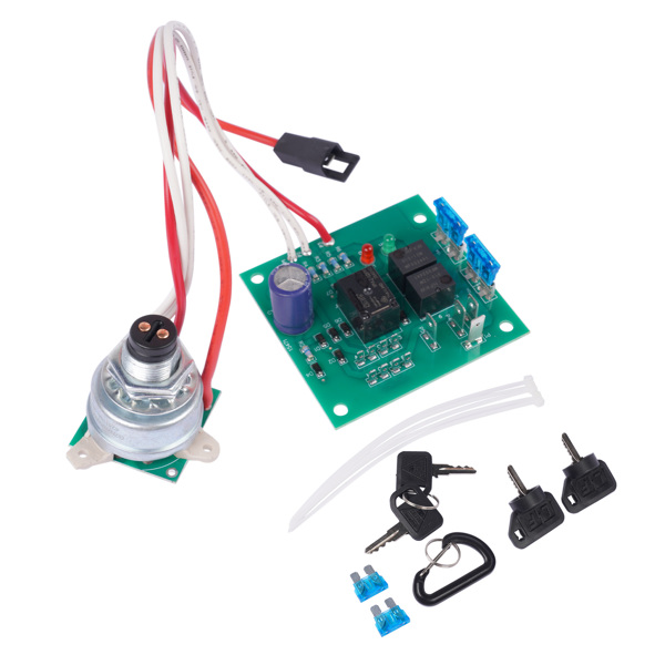 点火模块 AM136681 Ignition Switch Module w/keys Replacement for John Deere 415 425 445 455 SN0-70,000-3