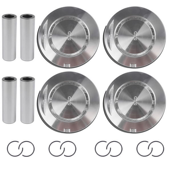 活塞环套装 Pistons and Rings Replacement for Toyota 4Runner Celica Pickup 2.4L L4 SOHC 22R 22RE 22REC 1985-1995 13101-35030-5