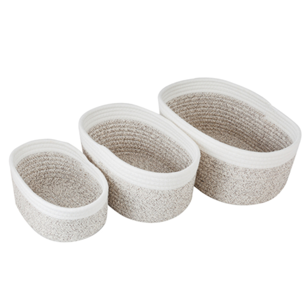 日式收纳篮3件套(椭圆白+棕小号20*15*11cm/椭圆白+棕中号25*18*13cm/椭圆白+棕大号30*21*14cm)-2