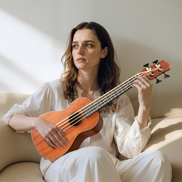 UKE101 30in 带EQ 桃花芯琴体 尤克里里-7