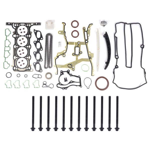 发动机大修包 Head Gasket Bolts + Timing Chain Kit Fits for Chevy Cruze Sonic Trax Buick Encore 1.4L 2011-2016 HS26540PT-1 HS54898 55562793-1