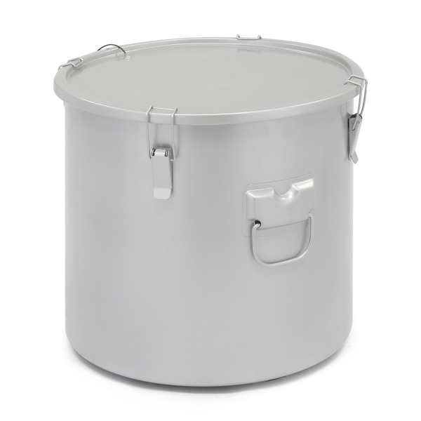 10加仑 钢+内外涂层 银色 带移动底座 滤油桶 炸锅-4