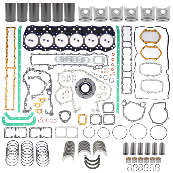 发动机大修包 Engine Rebuild Kit Replacement for  Kobelco 330LK SK320-6 Excavator 6D16 6D16T ME072065 ME072445 ME078502-1