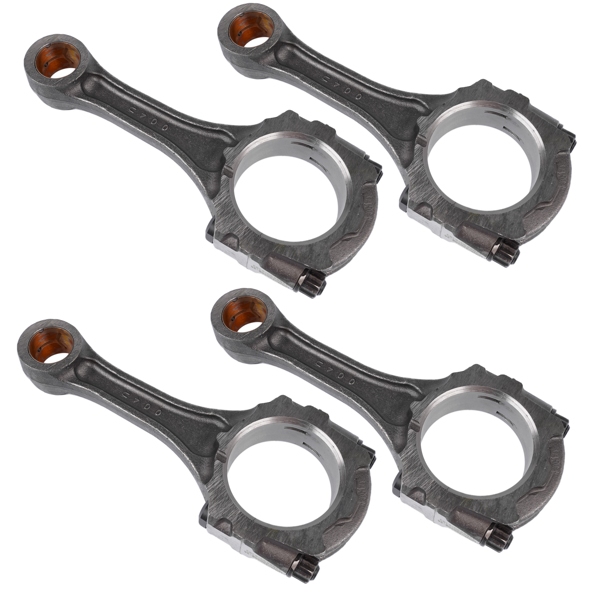 连杆 4pcs Connecting Rods Replacement for Toyota 4Runner Tacoma T100 2.7L l4 3RZFE 13201-79205 13201-79466-8