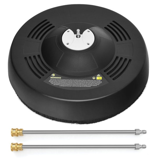 16英寸高压清洗机表面清洁器附件，带2根延长杆-7