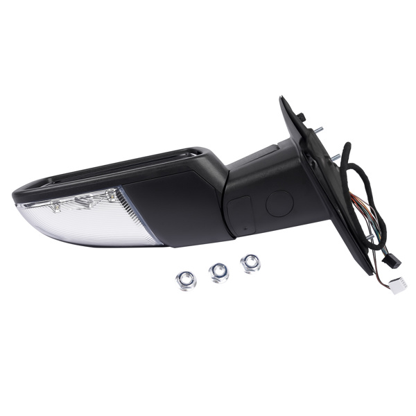 后视镜 Left Power Folding Heated Mirror w/ Puddle Light Replacement for Dodge Ram 1500 2500 3500 2013-2019 68231241AI-6