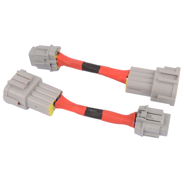 转接线 2x Headlight Conversion Adapters HID Wiring 8 to Halogen 6 Fits for Nissan 350Z 3.5L 2003-2005-2