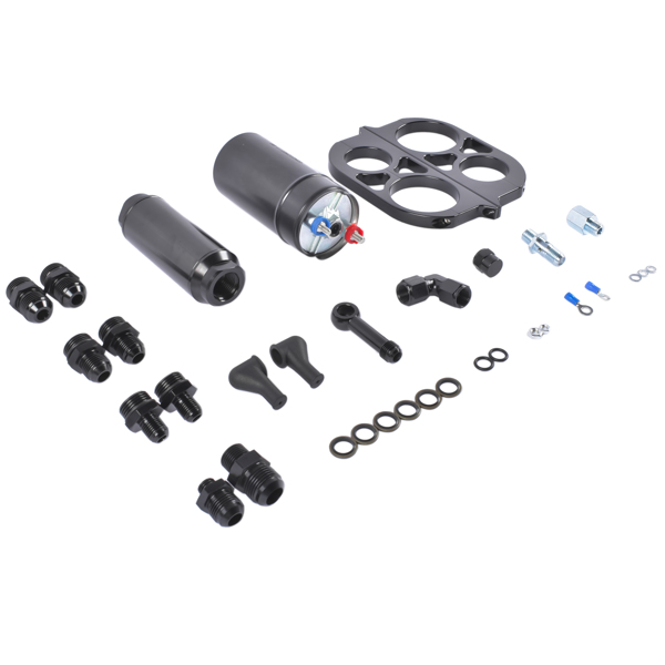 A3- 燃油泵泵芯 External Fuel Pump & Bracket Kit & Filter AN8 Replacement for 50-1005 0580254044 300LPH New-4
