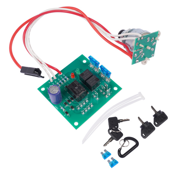 点火模块 AM136681 Ignition Switch Module w/keys Replacement for John Deere 415 425 445 455 SN0-70,000-5