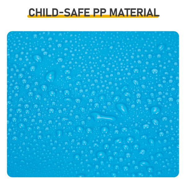 30.7inch 1pc桌子+2pcs凳子 红蓝绿拼色 儿童庭院桌椅套装-12