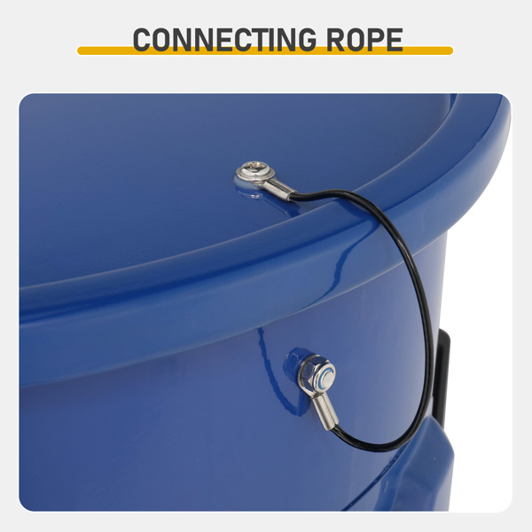 8加仑 钢+内外涂层 蓝色 滤油桶 炸锅-10