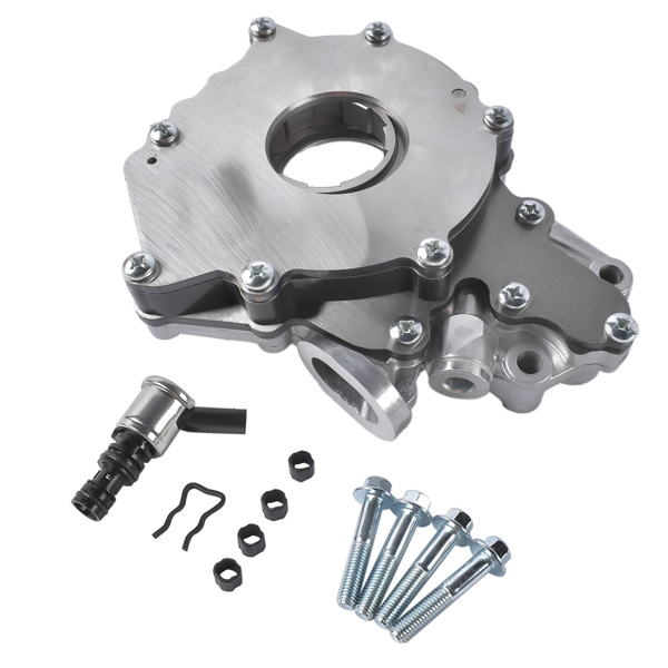 机油泵 Engine Oil Pump Fit for Chevrolet Silverado Tahoe Express 2500 3500 Suburban GMC Sierra 1500 Savana 2500 3500 Yukon Cadillac Escalade Aluminum 12686433 12657346 12659938-8