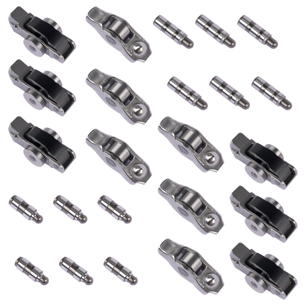 摇臂挺杆套装 12Pcs Intake Valve Tappets Replacement for Jeep Wrangler Dodge Durango Ram 1500 Voyager 3.6L 5047979AA-2