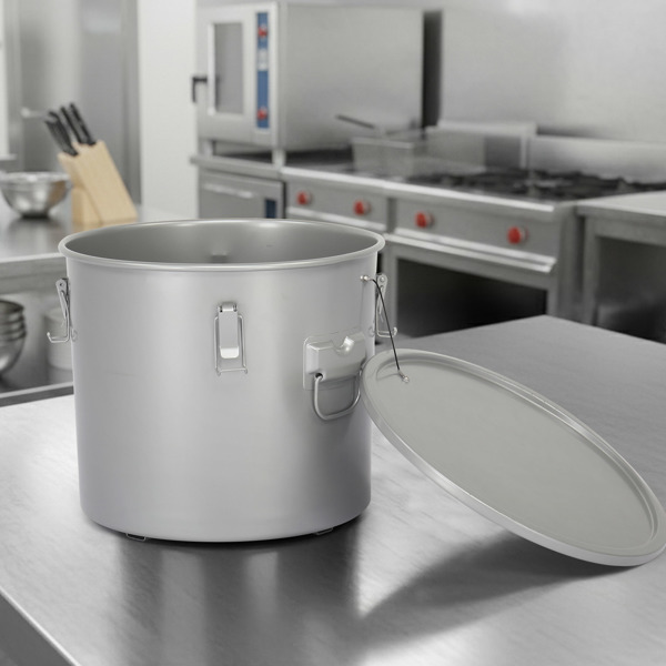 10加仑 钢+内外涂层 银色 带移动底座 滤油桶 炸锅-2