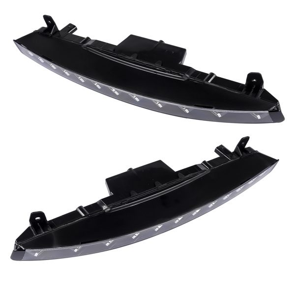 转向信号灯 2Pcs Front Bumper Left and Right Turn Signal Indicator Replacement for Audi Q7 3.0L 4.2L 2010-2015 4L0953042E 4L0953041E-2