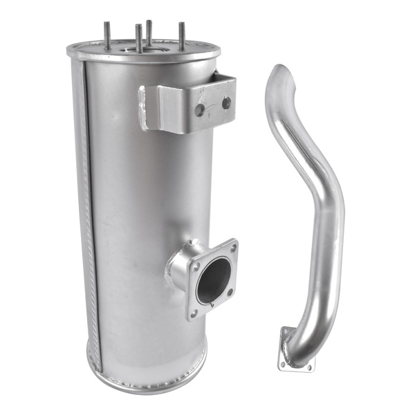 消声器 Muffler Silencer Replacement for Yanmar Engine 4TNV98 Takeuchi Excavator TL130 420*175mm-3