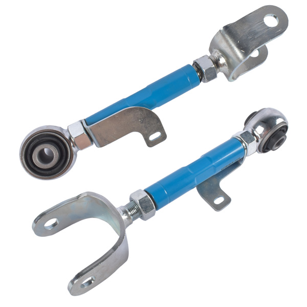 控制臂 Pair of Adjustable Steel Rear Upper Camber Kits for Tesla Model 3 2017-2023 Model Y 2020-2023 Blue-6