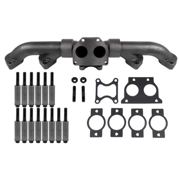亚马逊禁售 排气歧管套装 Complete Exhaust Manifold With Mounting Kit Replacement for Cummins ISX CM570 3680650 New