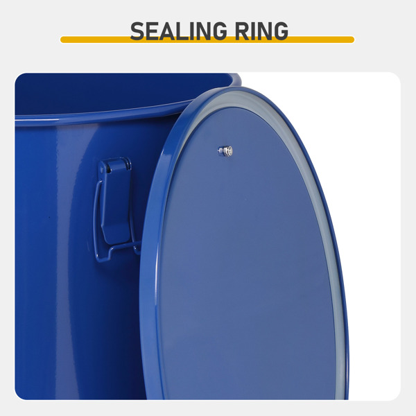 8加仑 钢+内外涂层 蓝色 滤油桶 炸锅-8