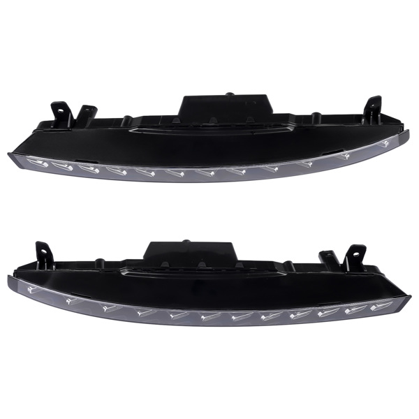 转向信号灯 2Pcs Front Bumper Left and Right Turn Signal Indicator Replacement for Audi Q7 3.0L 4.2L 2010-2015 4L0953042E 4L0953041E-1
