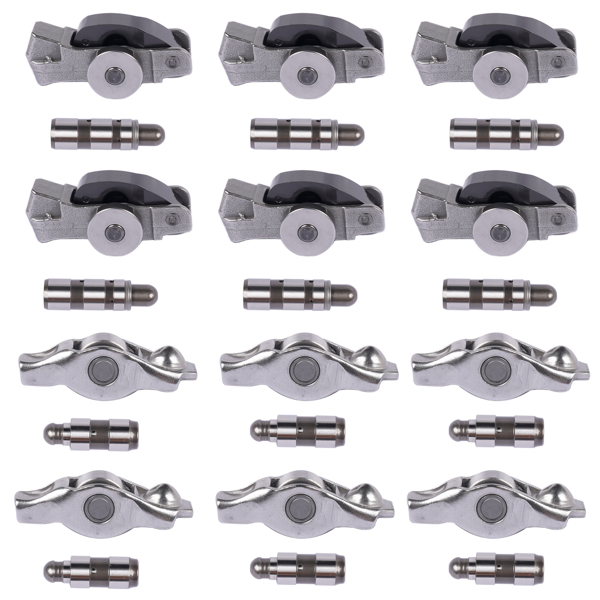 摇臂挺杆套装 12Pcs Intake Valve Tappets Replacement for Jeep Wrangler Dodge Durango Ram 1500 Voyager 3.6L 5047979AA-1