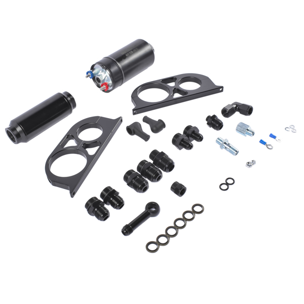 A3- 燃油泵泵芯 External Fuel Pump & Bracket Kit & Filter AN8 Replacement for 50-1005 0580254044 300LPH New-3