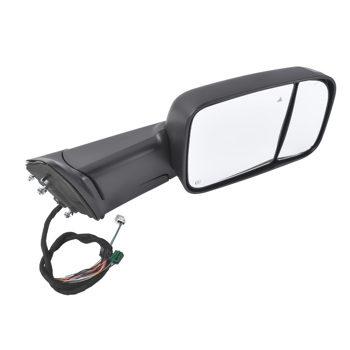 Right Power Heater Mirror w/ Power Folding Replacement for 2019-2021 Ram 2500 3500 CH1321506 68381774AA
