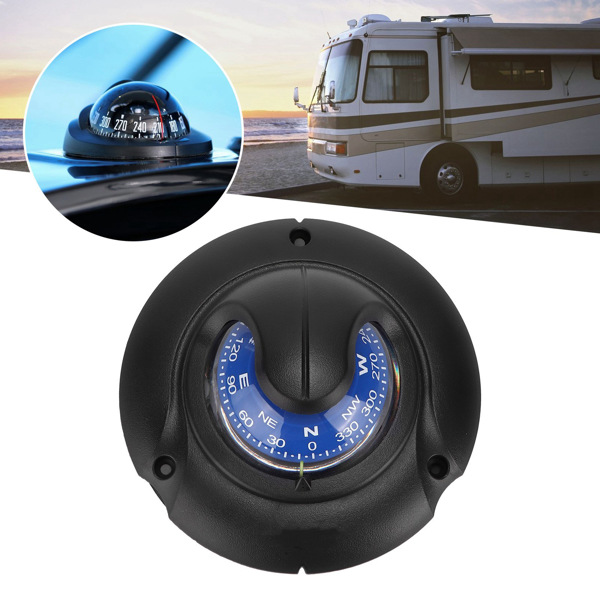 游艇用磁罗经 救生艇罗经 嵌入式磁罗经  内置LED背景灯光-3