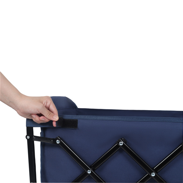 可扩展的双层多功能车，具有 100% 额外空间 - 用于露营、购物、运动、园艺、钓鱼的杂货车，支持 225 磅，深蓝色不支持Self-Pick Up-17