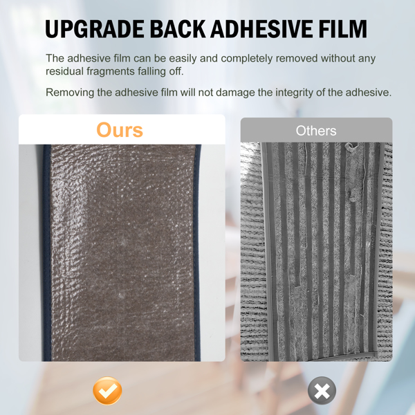 15片装亚麻防滑楼梯垫 宠物静音台阶垫 背胶固定老人防滑踏步贴 30x8英寸可裁剪楼梯条 四季通用防滑垫 可水洗缓冲护梯贴（周末不发货）-3