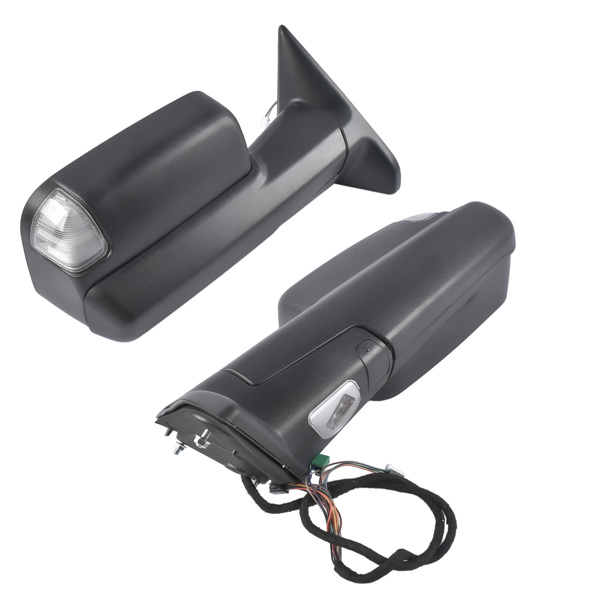 后视镜 Left + Right Power Heated Towing Mirror Fold Replacement for Ram 2500 3500 2019 2020 2021 CH1320506 CH1321506-6